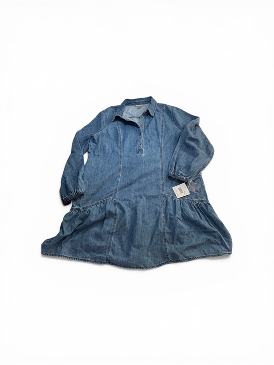 falls creek Dresses & Skirts - Falls Creek Indigo Denim Tunic popover Dress XL